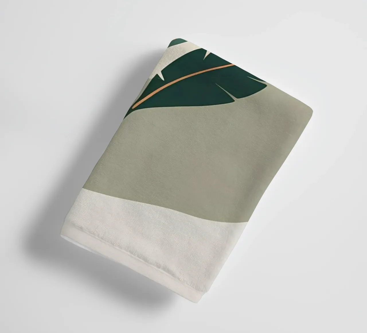 Minimalist Modern Bird of Paradise Flower Abstract towel by Bloom And Brush
