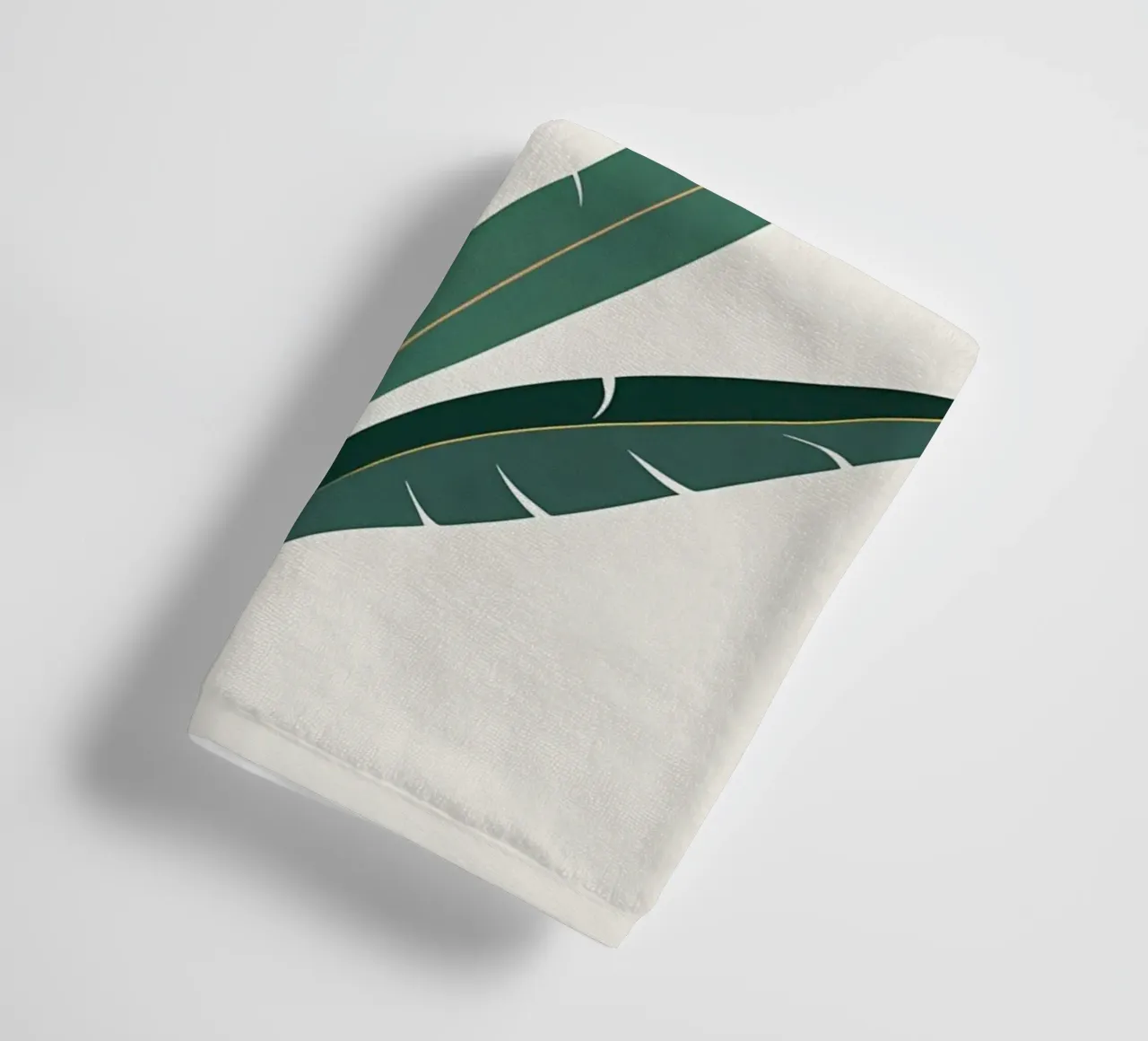 Minimalist Modern Bird of Paradise Flower Abstract towel by Bloom And Brush