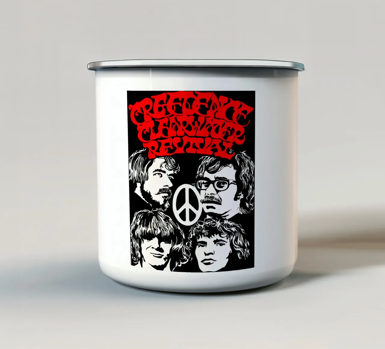 CCR- Willy e i ragazzi poveri tazza in smalto da igoshartwrks
