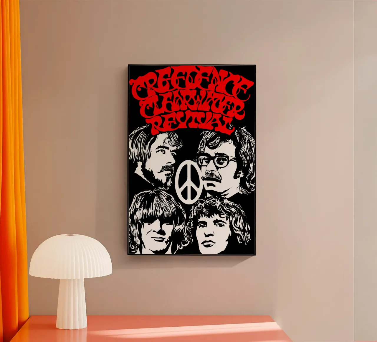 CCR- Willy e i ragazzi poveri plexiglass da igoshartwrks
