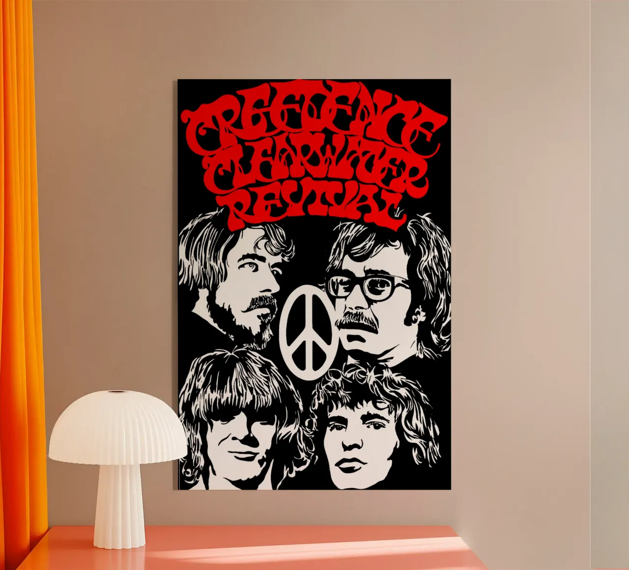 CCR- Willy e i ragazzi poveri plexiglass da igoshartwrks