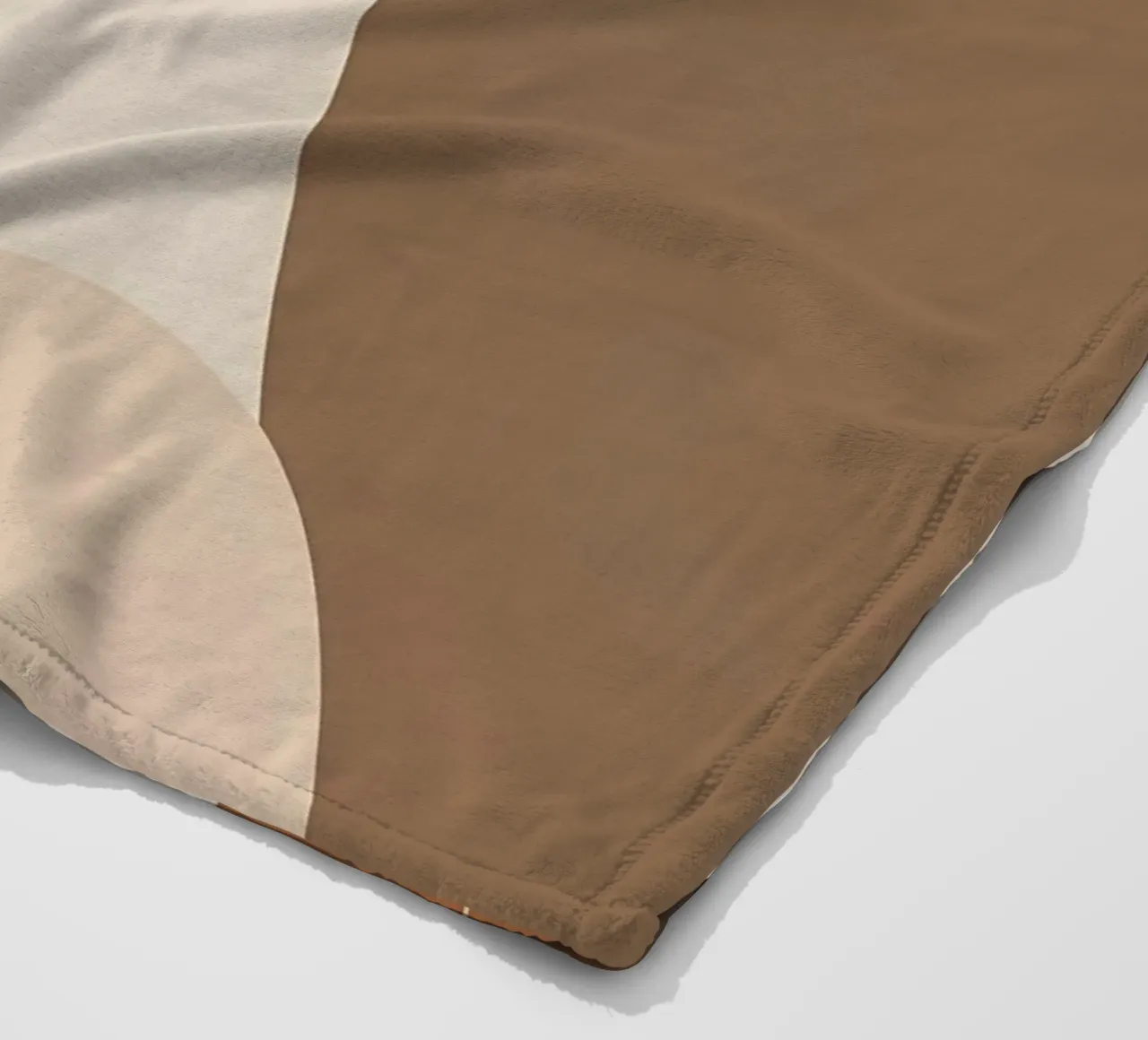 Minimalist one line drawing of a single Philodendron leaf fleece blanket by Bloom And Brush