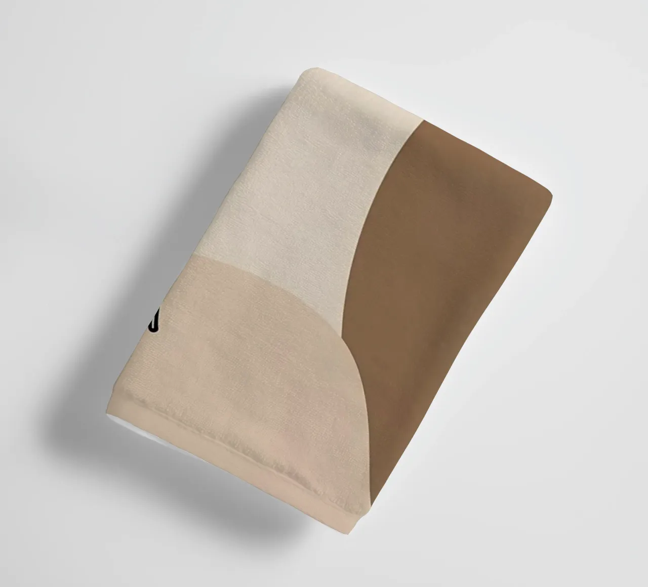 Disegno minimalista a una linea di una singola foglia di filodendro asciugamano da bagno da Bloom And Brush