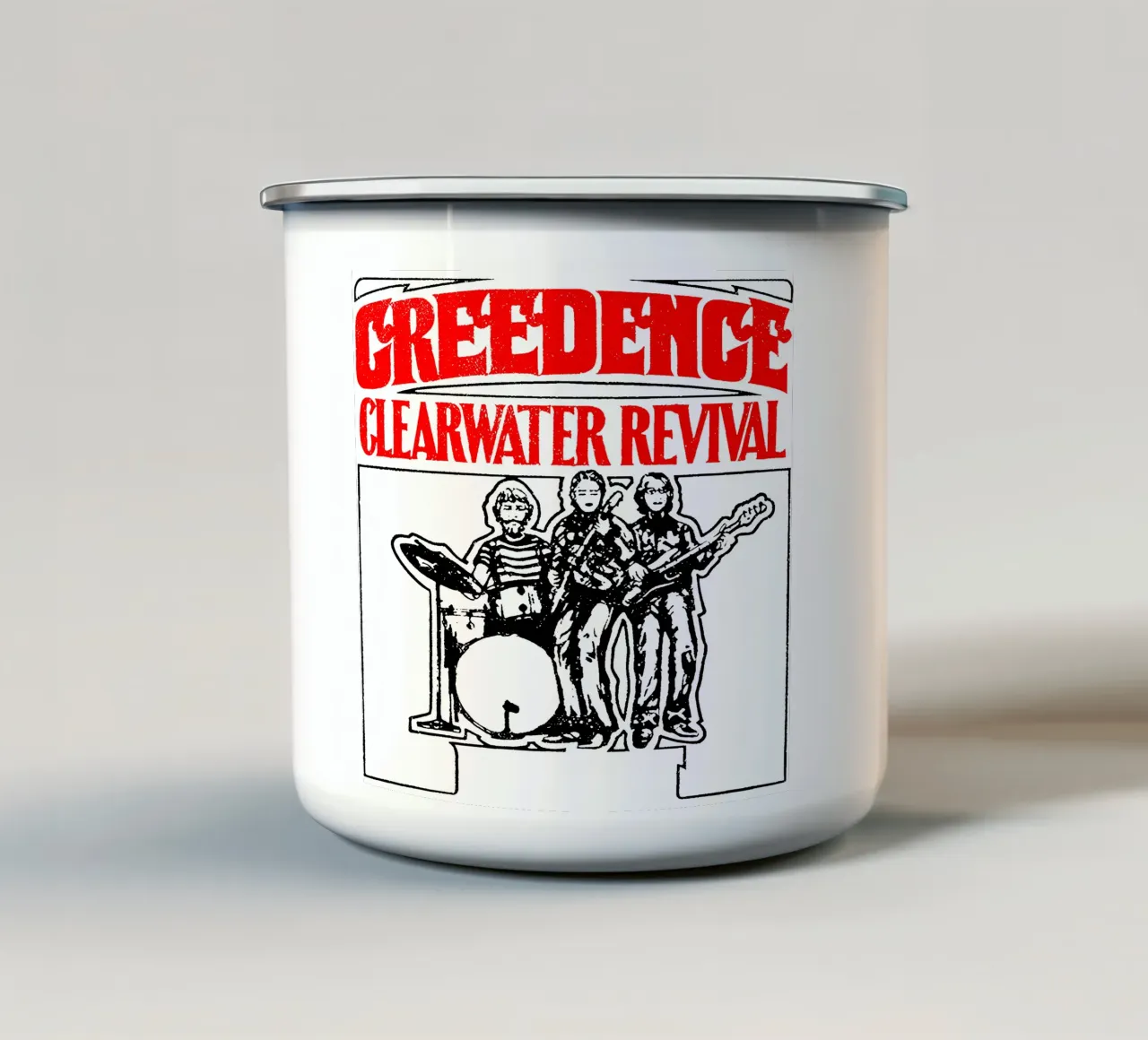 Creedence Clearwater Revival Band Essenziale tazza in smalto da igoshartwrks