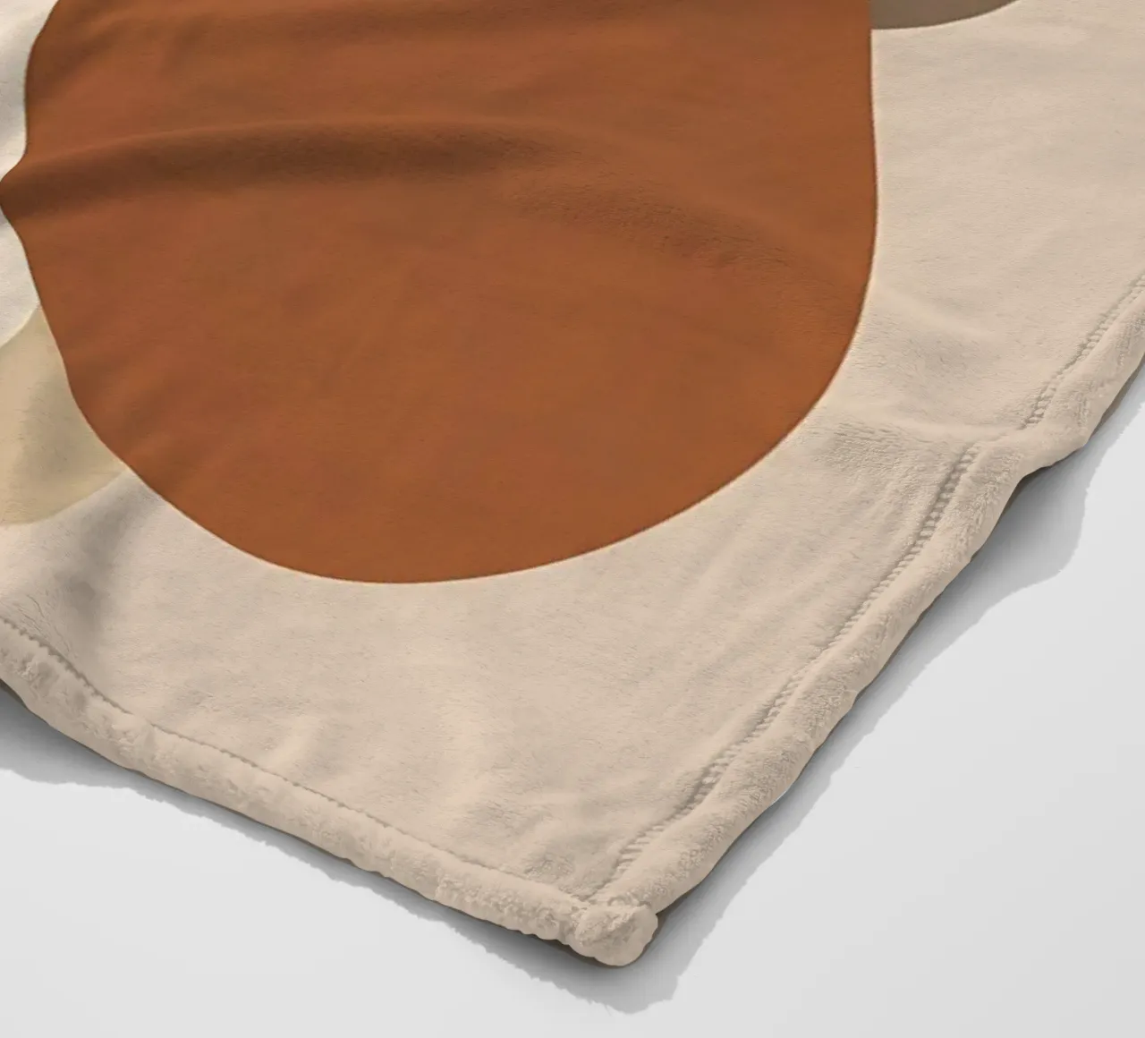Minimalist one line drawing of a single Philodendron leaf fleece blanket by Bloom And Brush