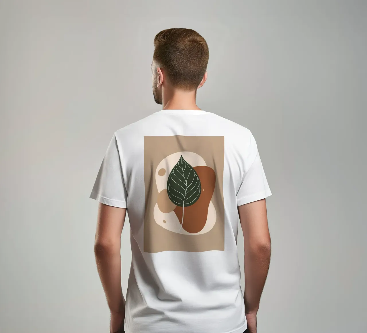 Disegno minimalista a una linea di un singolo fico a foglia di violino t-shirt da Bloom And Brush