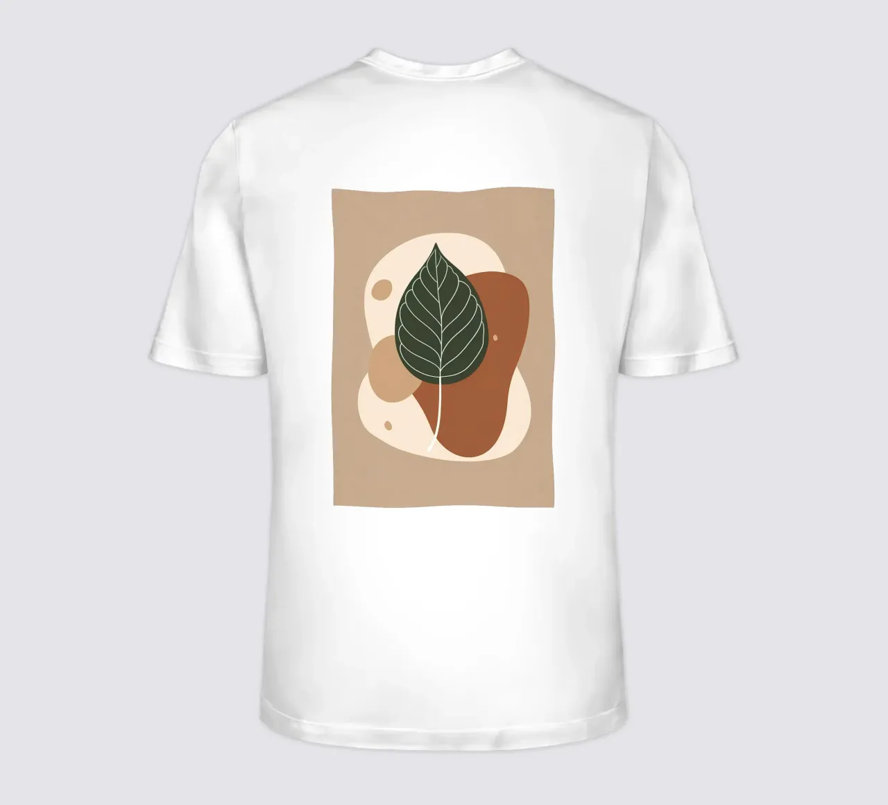 Disegno minimalista a una linea di un singolo fico a foglia di violino t-shirt da Bloom And Brush
