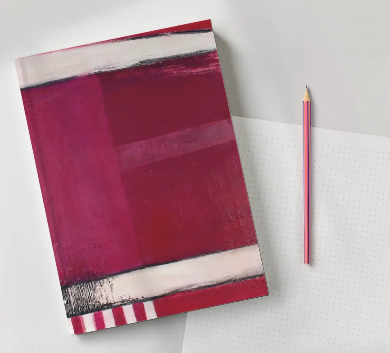 Red I notebook by Anita Gewald
