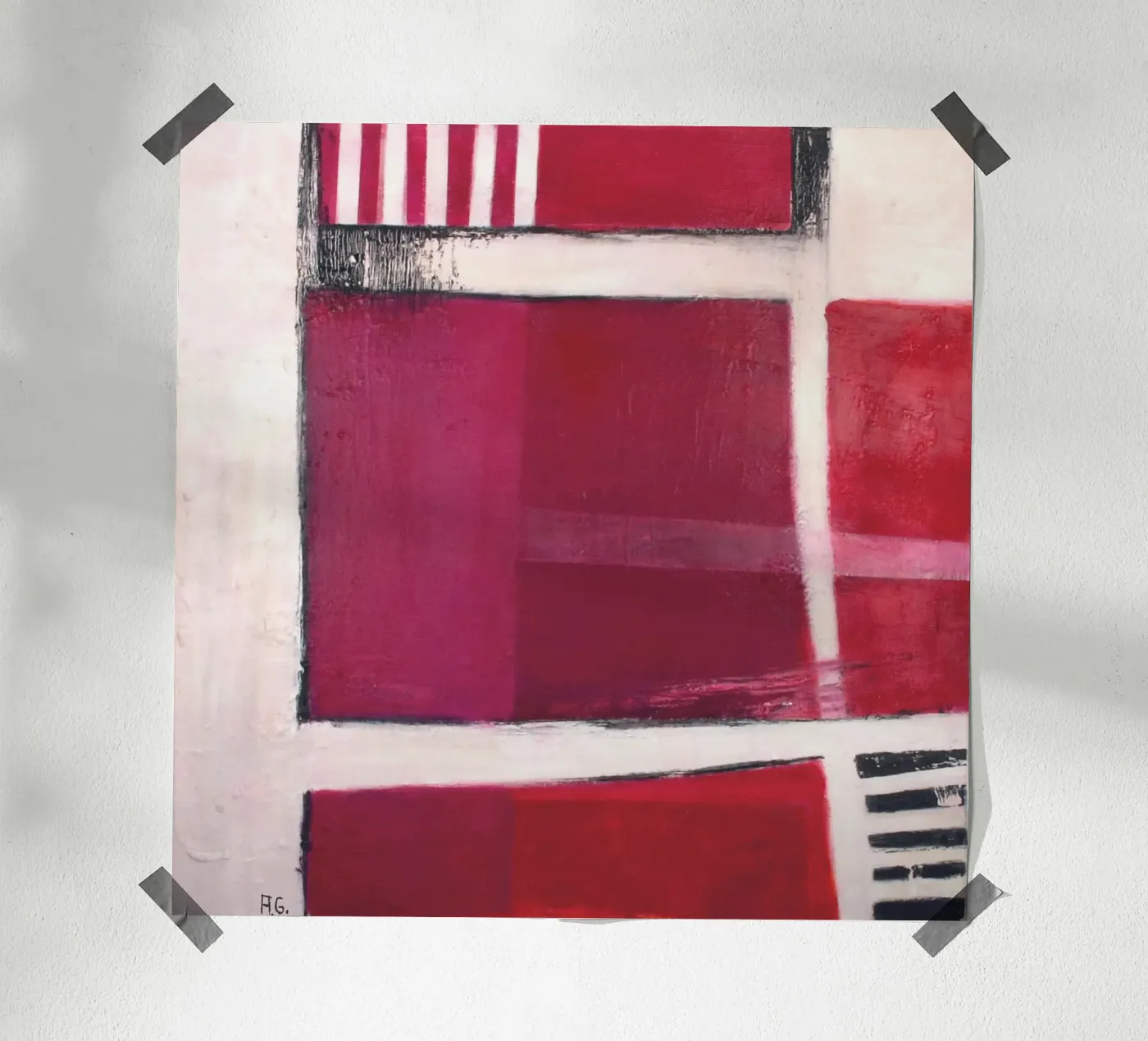 Rot I Poster von Anita Gewald