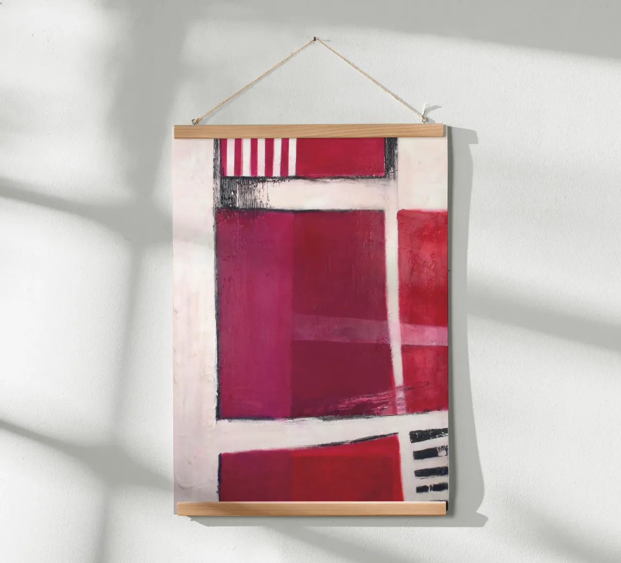 Rood I poster van Anita Gewald