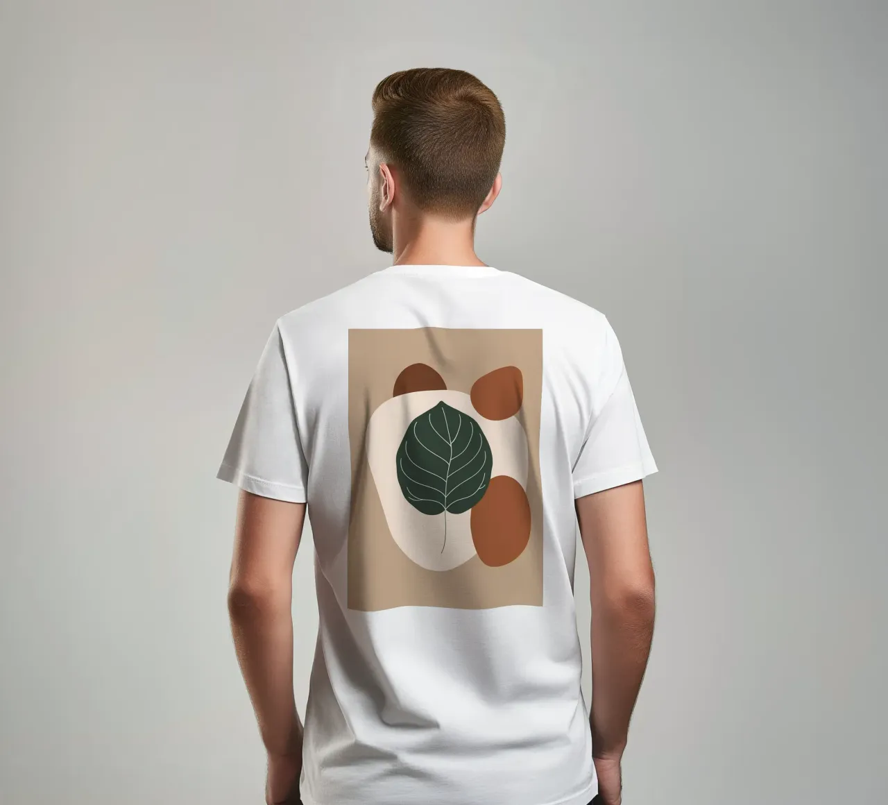 Minimalist one line drawing of a single fiddle leaf fig t-shirt by Bloom And Brush