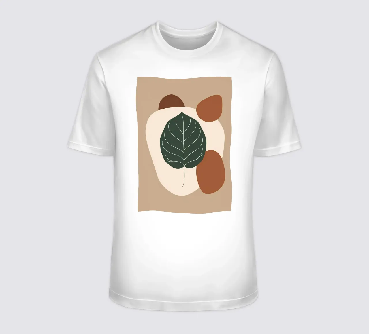 Minimalist one line drawing of a single fiddle leaf fig t-shirt by Bloom And Brush