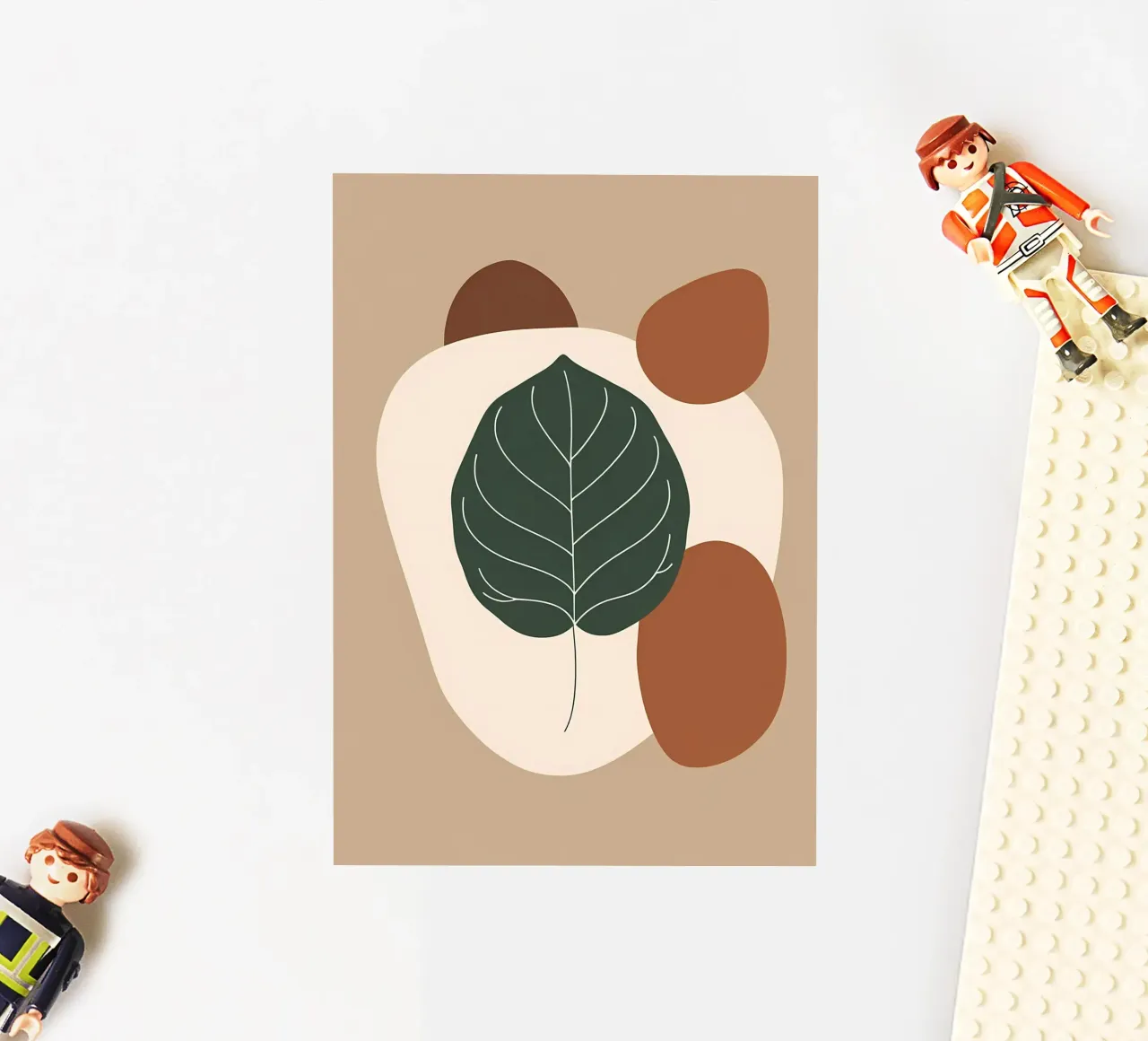 Minimalist one line drawing of a single fiddle leaf fig sticker by Bloom And Brush