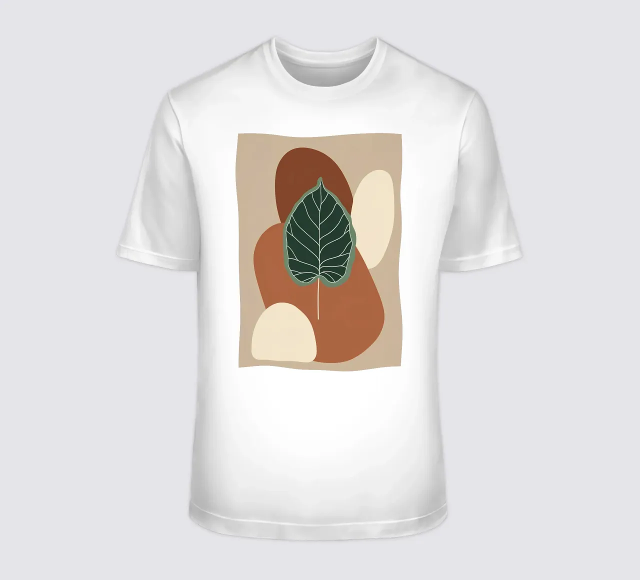 Minimalist one line drawing of a single fiddle leaf fig t-shirt by Bloom And Brush