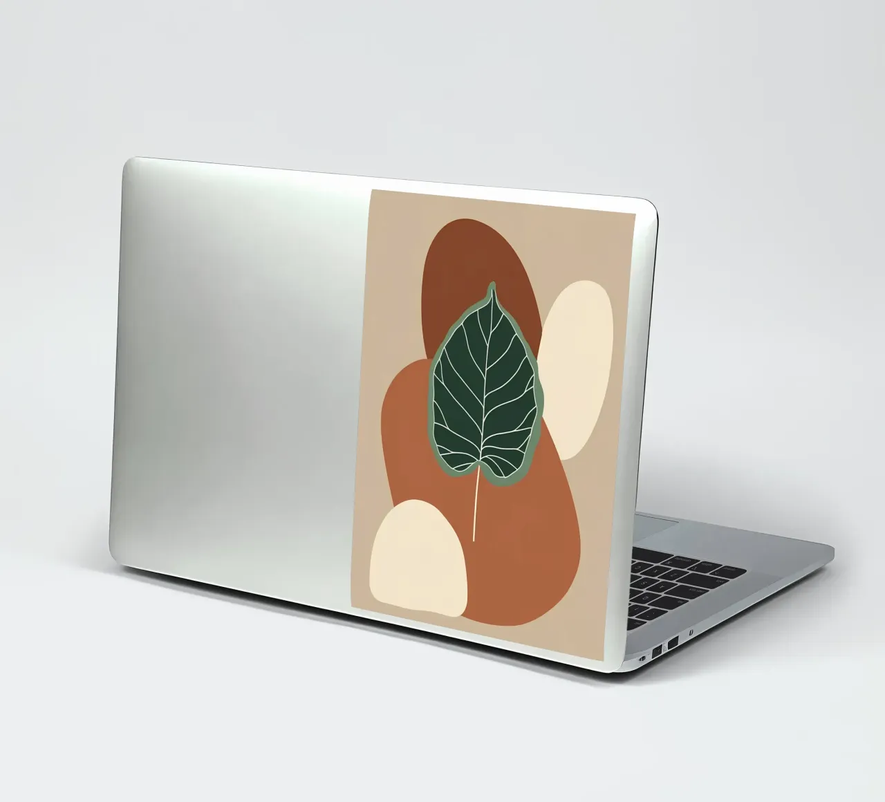 Minimalist one line drawing of a single fiddle leaf fig sticker by Bloom And Brush