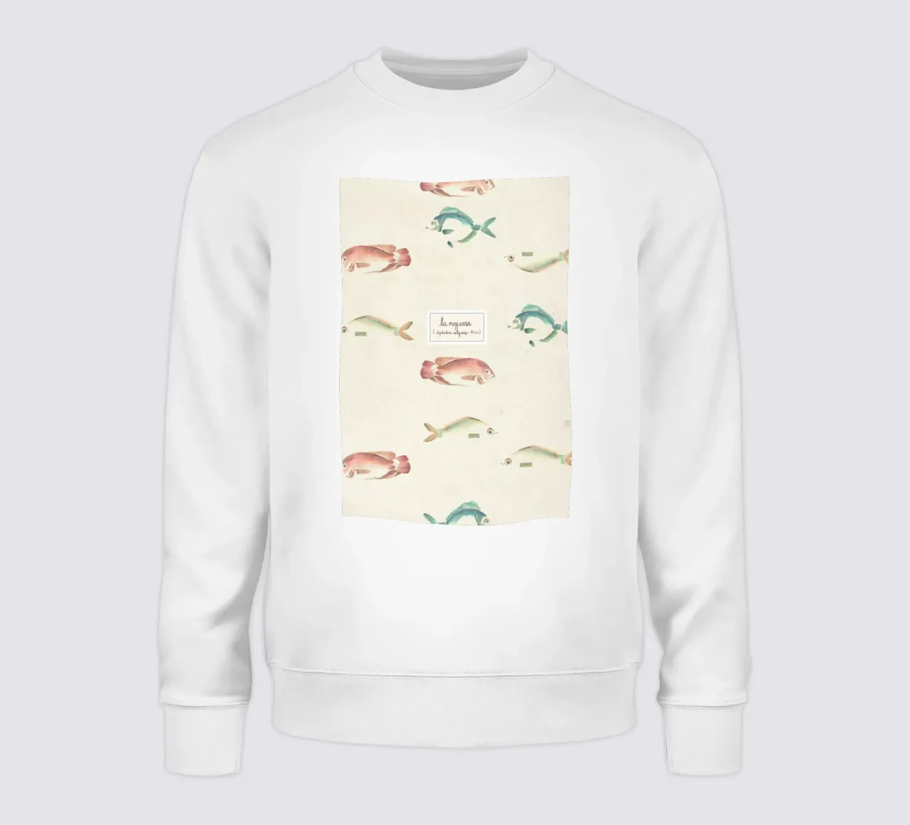 Las Mojarras Vert ( Poster) sweatshirt by Sandra De Leon