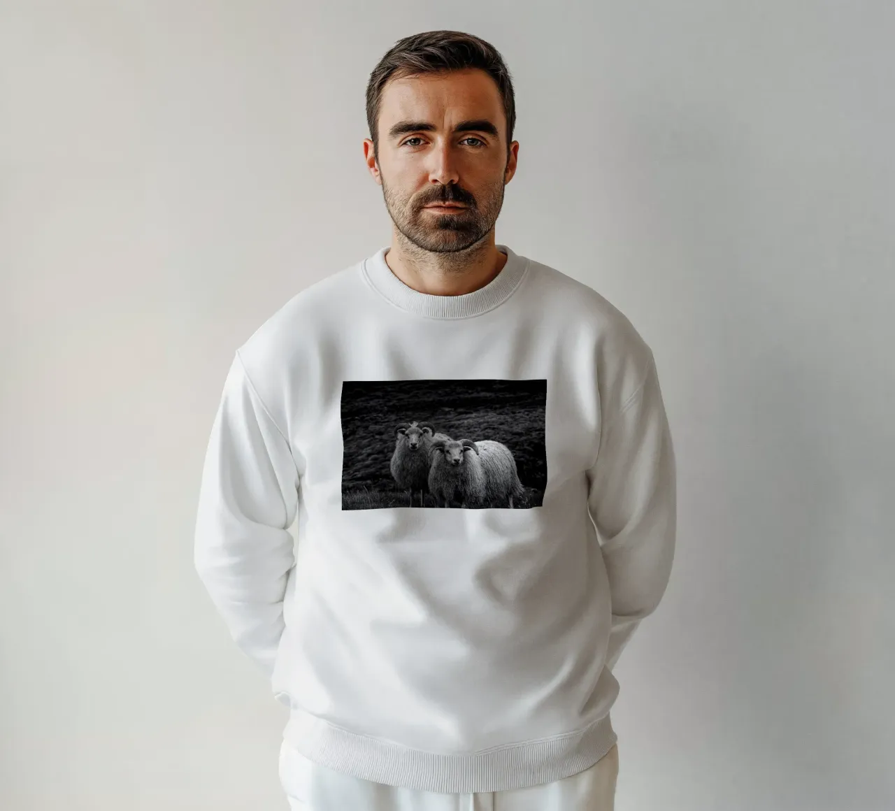 Due pecore felpa da Fjöllart