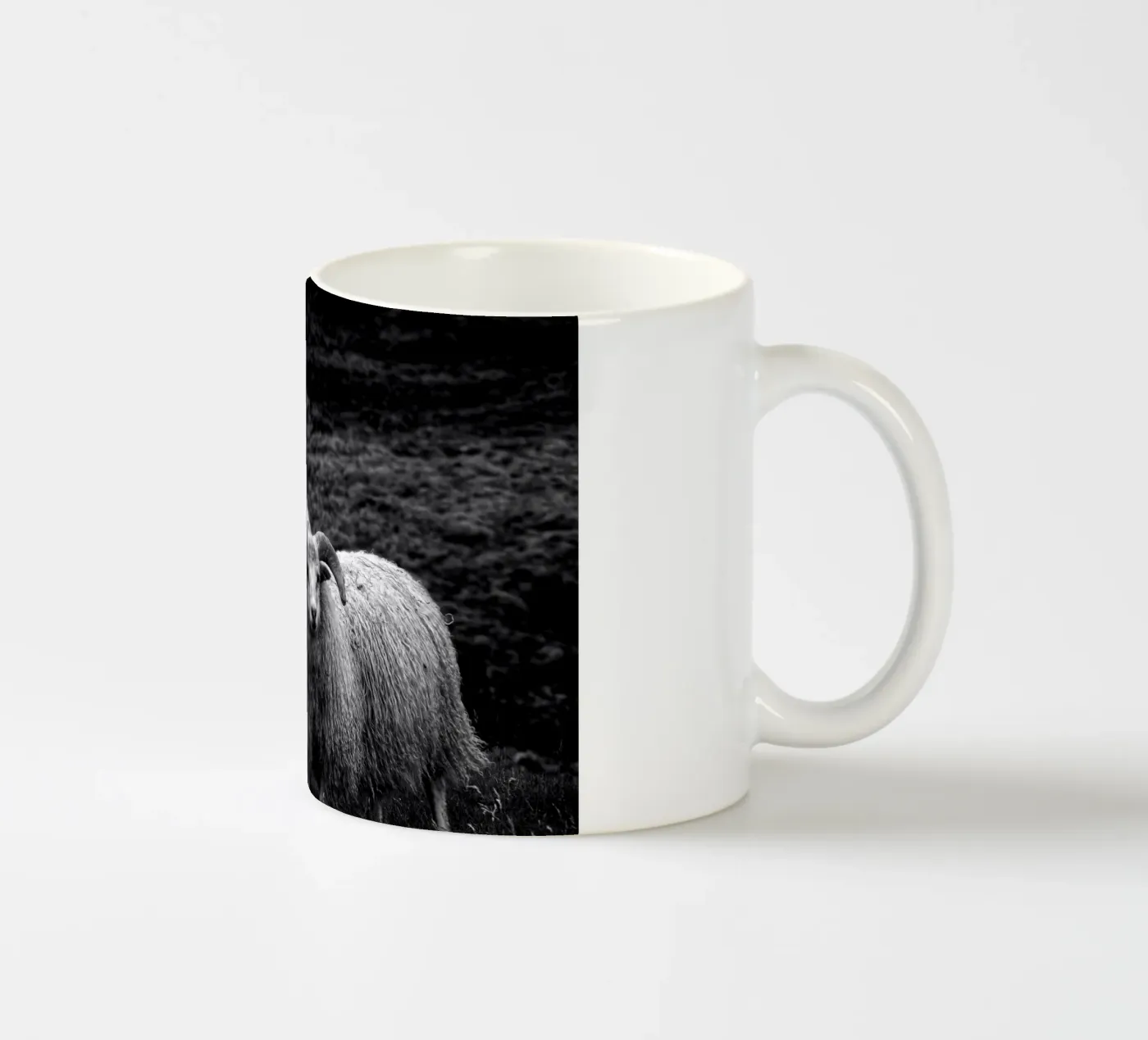 Two sheep ceramic mug by Fjöllart