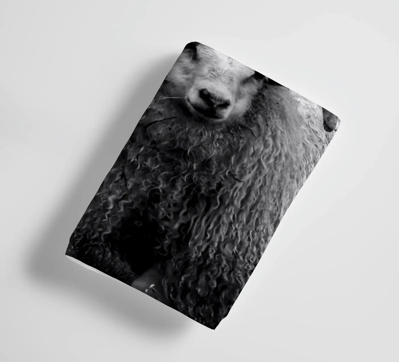 Two sheep towel by Fjöllart