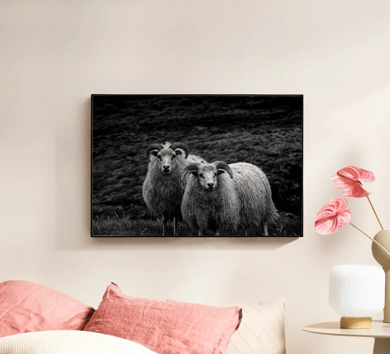 Due pecore plexiglass da Fjöllart