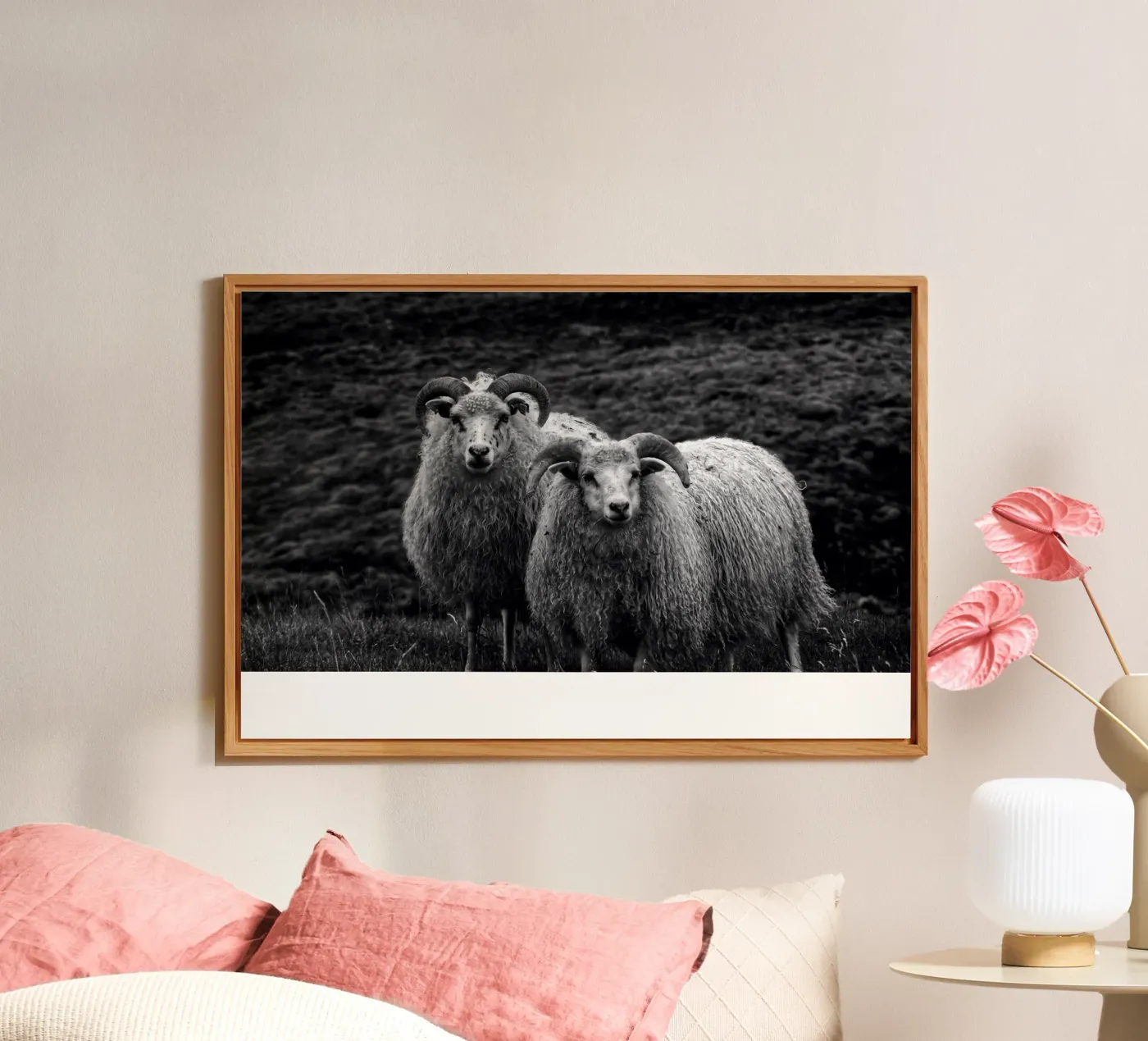 Two sheep forex plate by Fjöllart