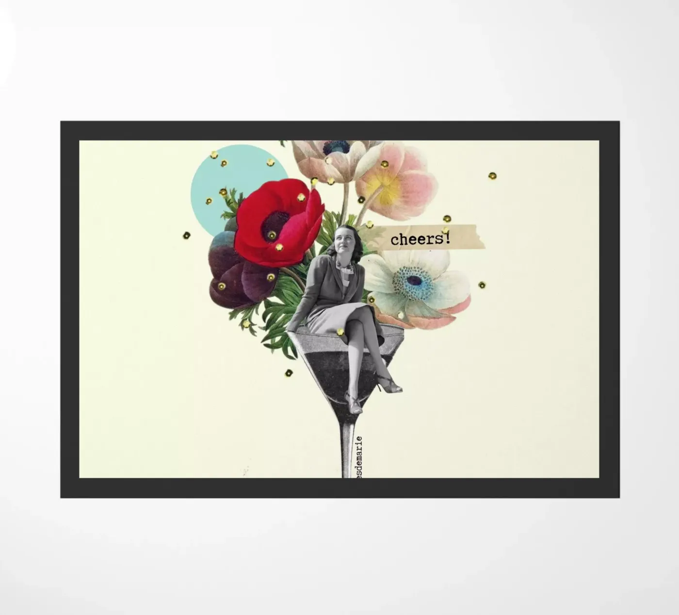 Cheers Fußmatte von collagesdemarie