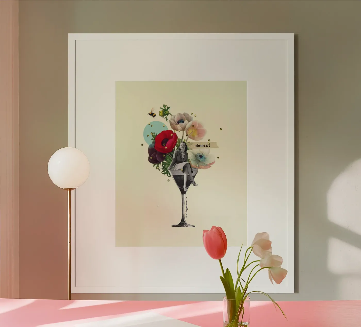 Cheers Poster von collagesdemarie
