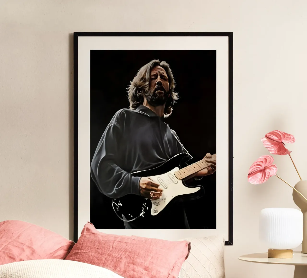 Eric Clapton carta hahnemühle da The Poster Hub