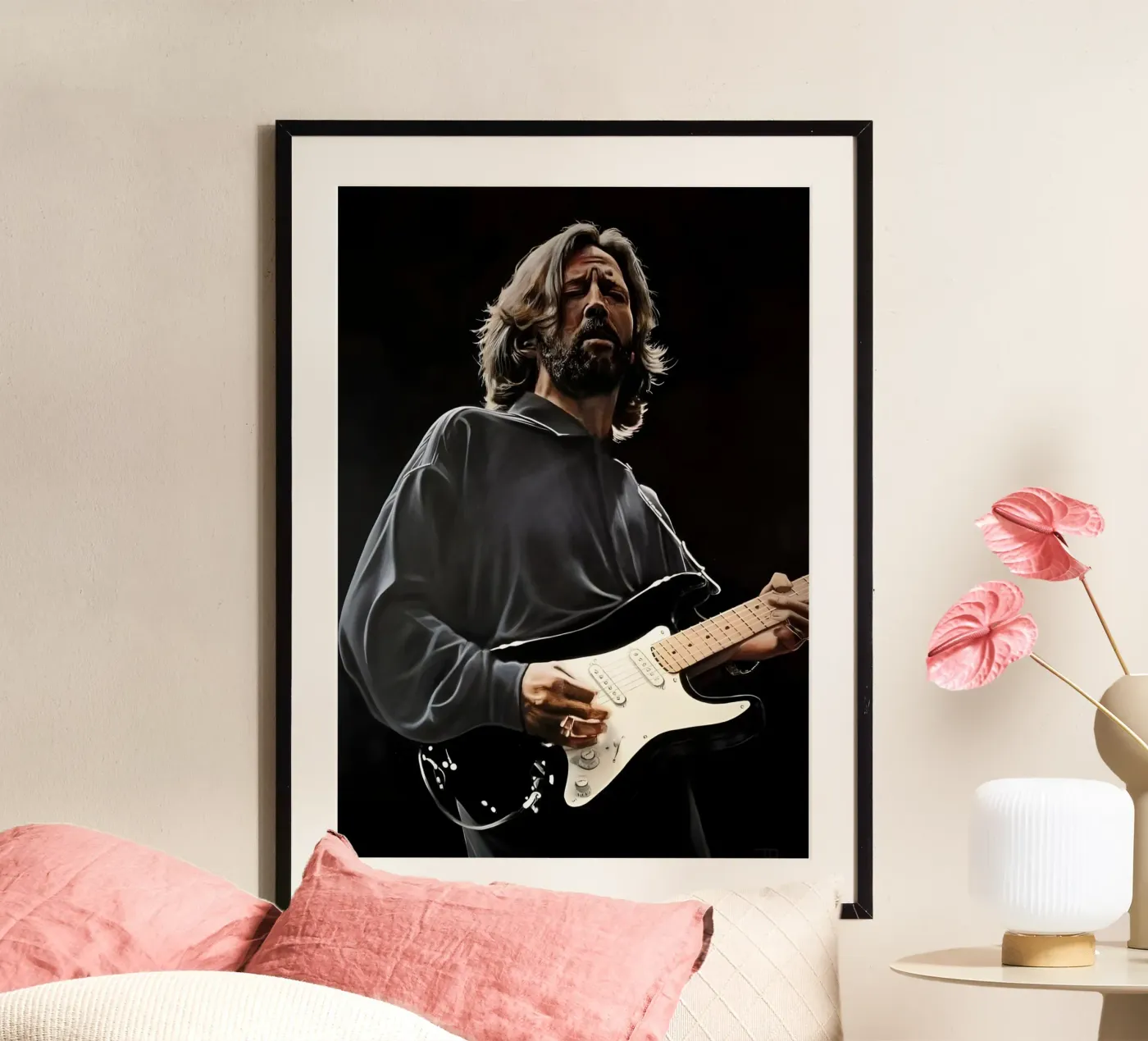 Eric Clapton poster by Digital Street art