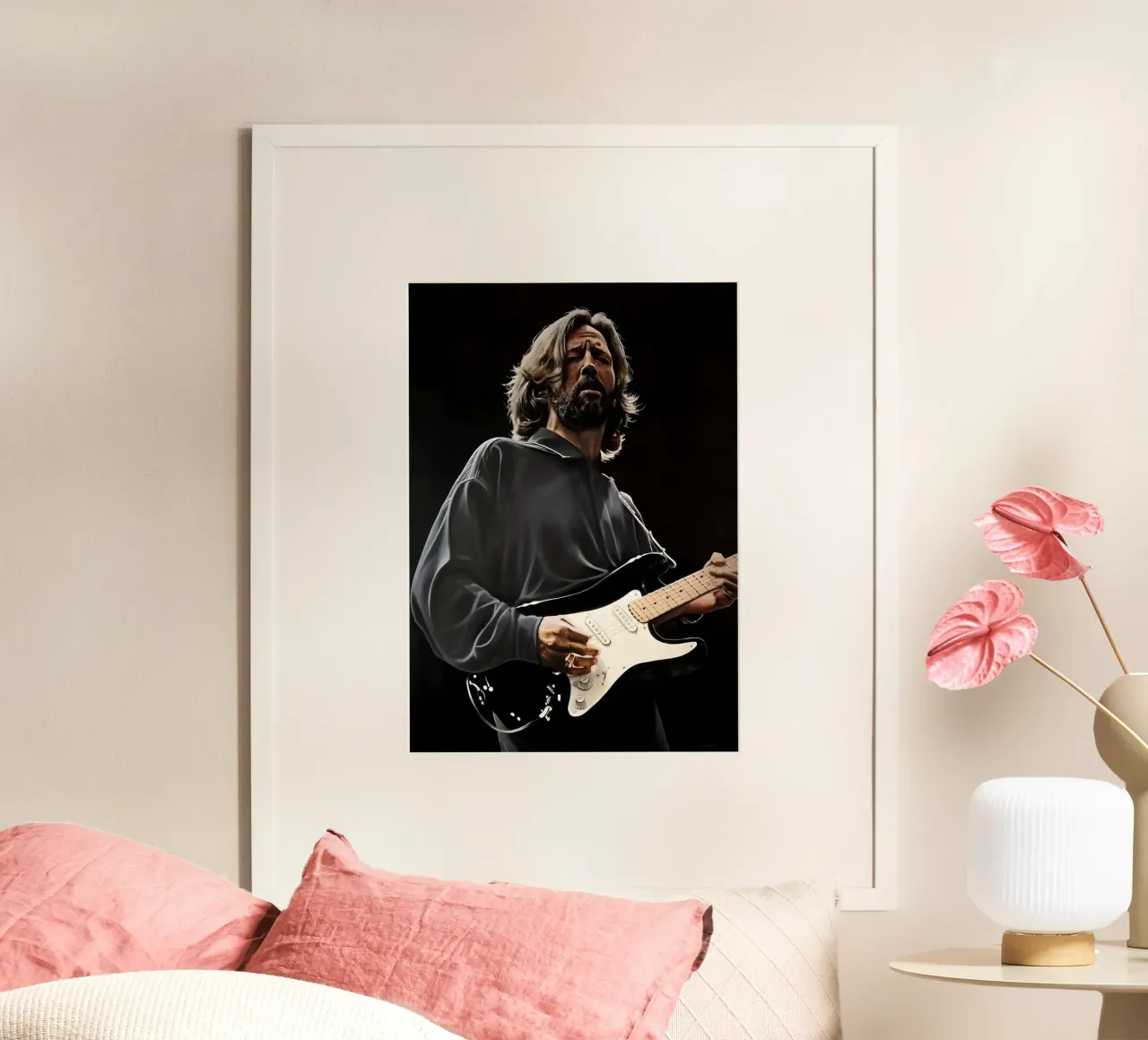 Eric Clapton carta hahnemühle da The Poster Hub