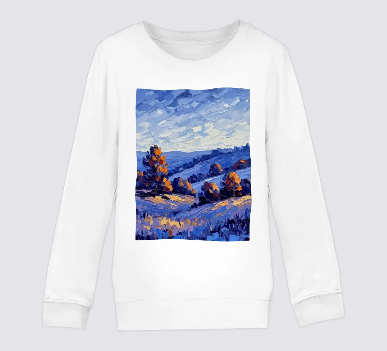 L'abbraccio dell'autunno: Un coltello a palette strutturato felpa bambino da Artistic-shop