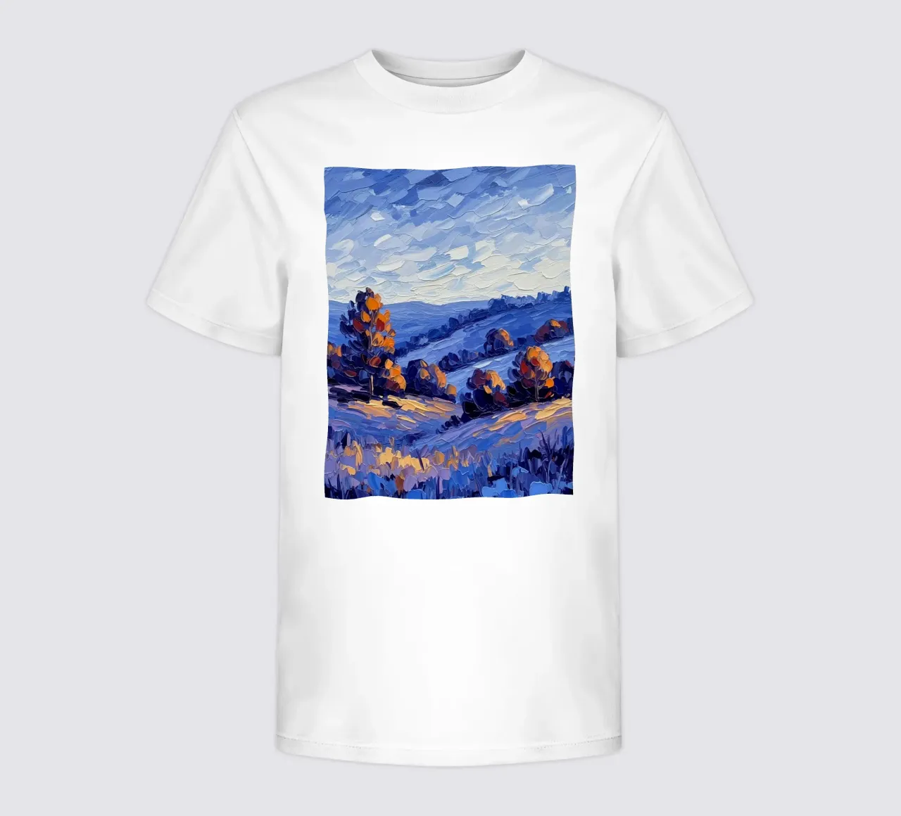 L'abbraccio dell'autunno: Un coltello a palette strutturato t-shirt bambini da Artistic-shop