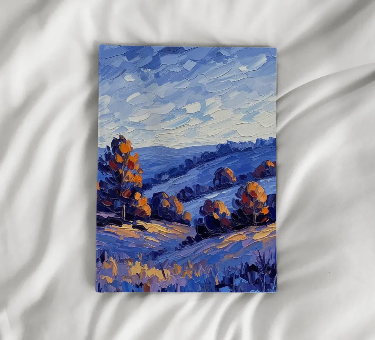 L'abbraccio dell'autunno: Un coltello a palette strutturato diario da Artistic-shop