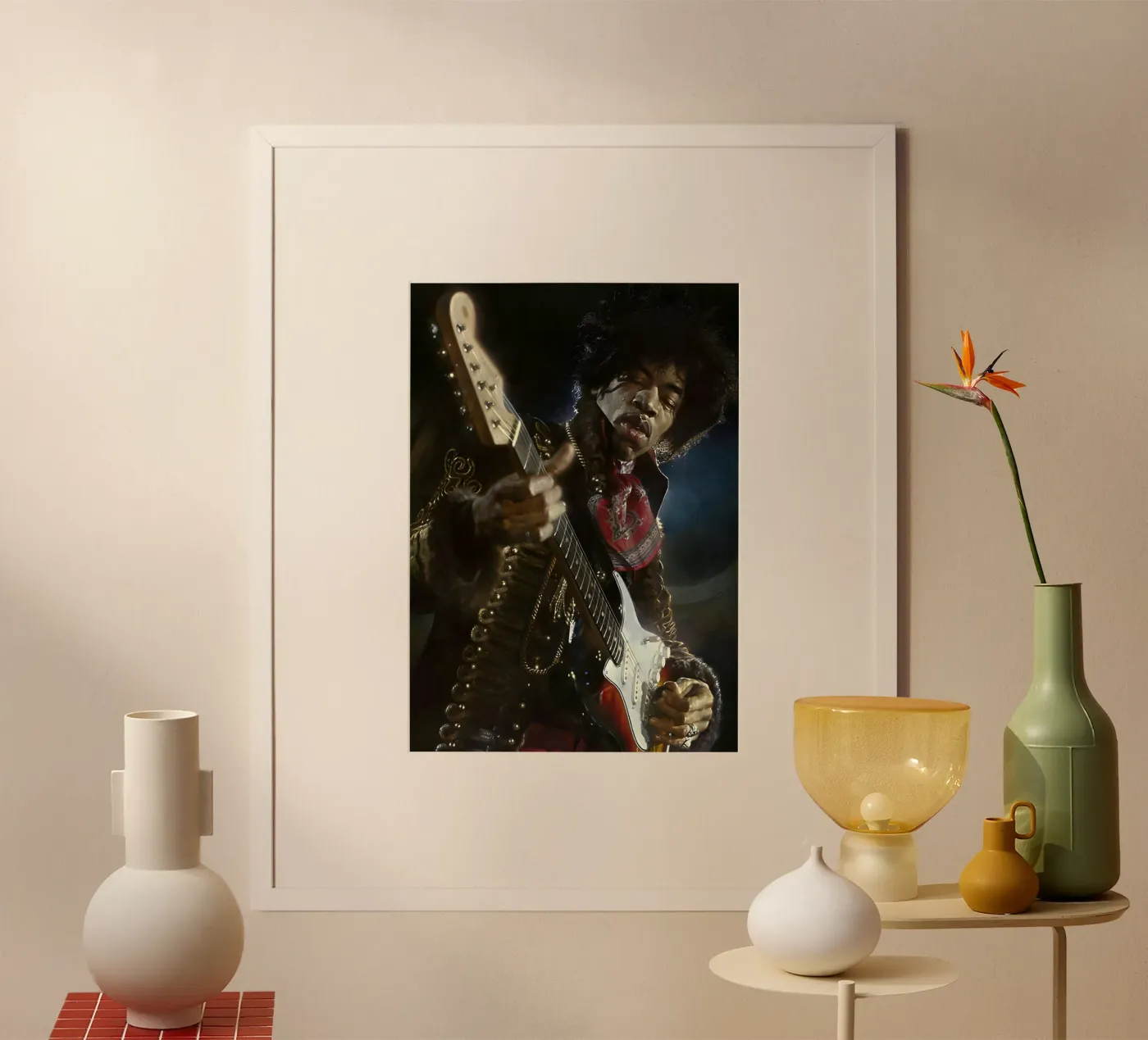 Jimi Hendrix poster da Digital Street art