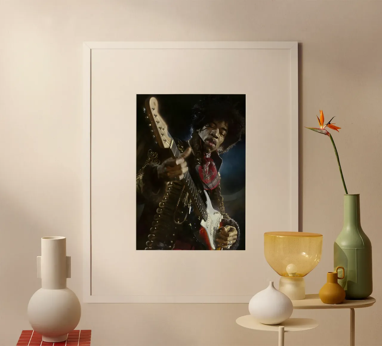 Jimi Hendrix poster da Digital Street art