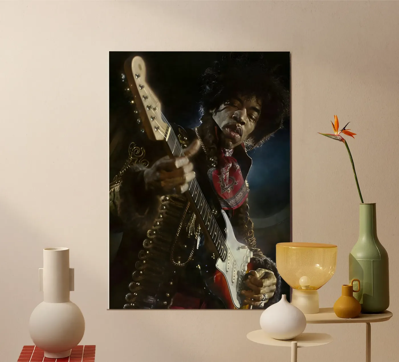 Jimi Hendrix poster da Digital Street art