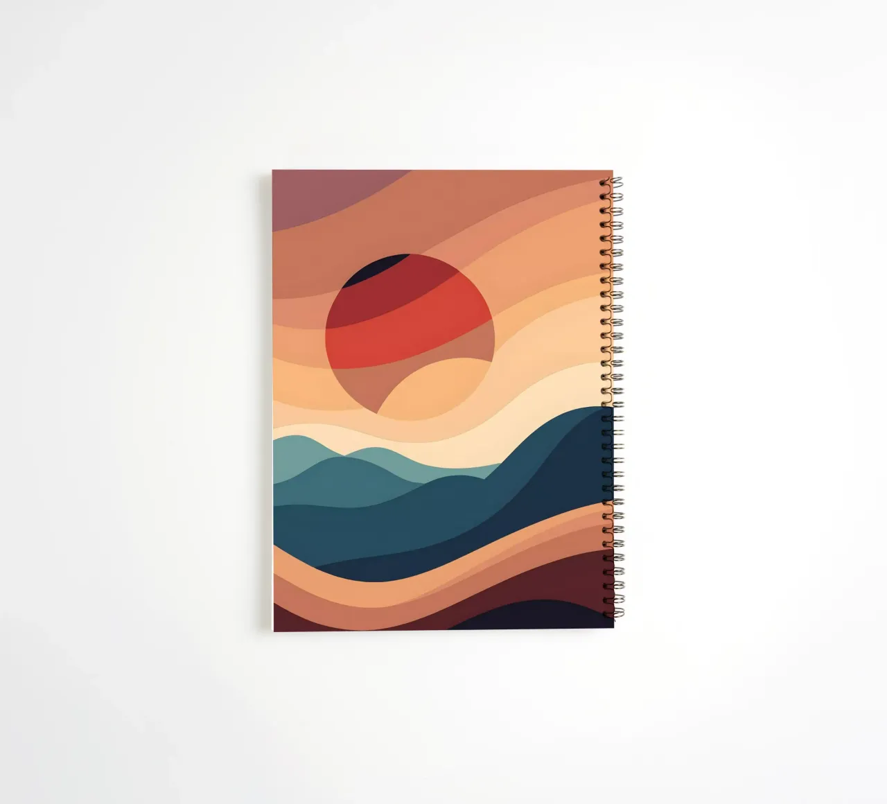 Sunset Serenity spiral notebook by Artistic-shop