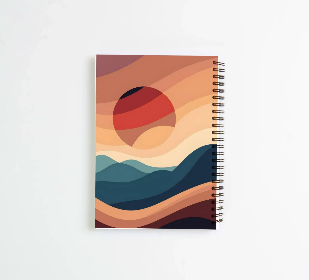 Sunset Serenity spiral notebook by Artistic-shop