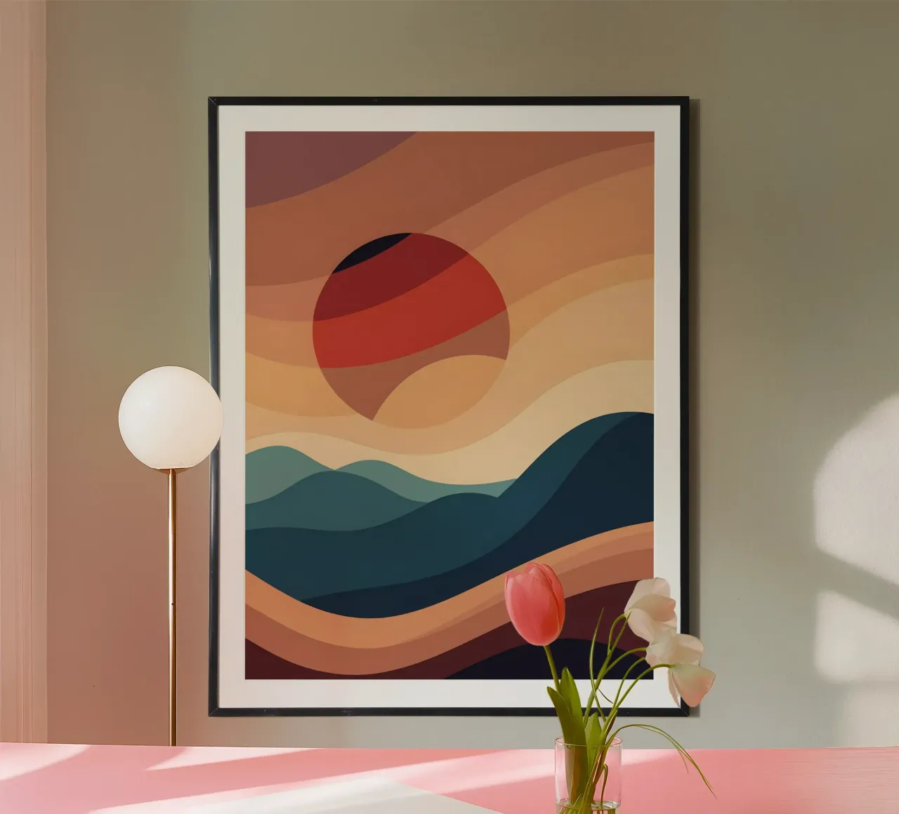 Sunset Serenity hahnemühle by Artistic-shop
