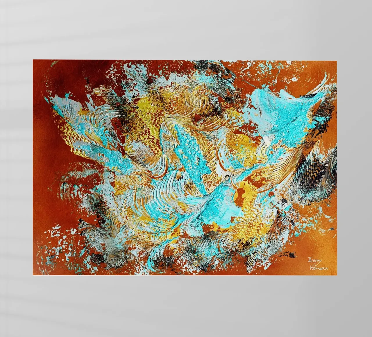 IDEAL GIFT 96 invers. pellicola backlit da Thierry Vobmann Abstract painting