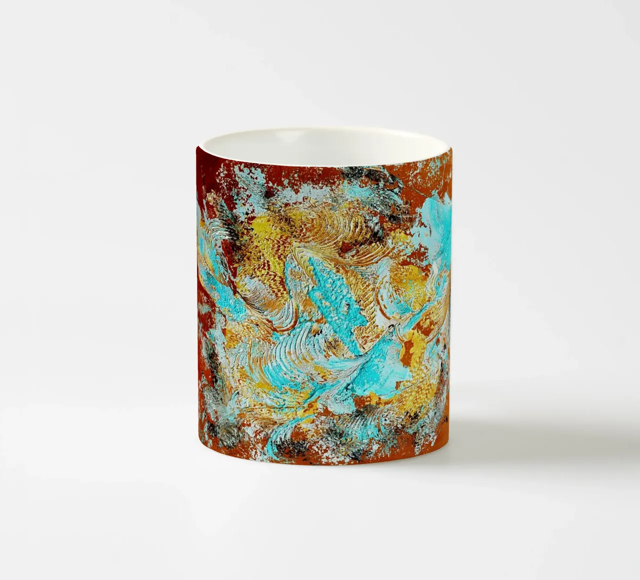 IDEAL GIFT 96 invers. tazza in ceramica da Thierry Vobmann Abstract painting