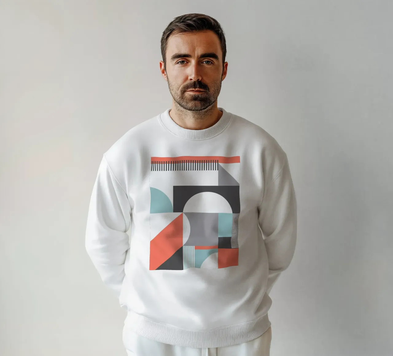 Geometric Pattern sweatshirt by Kim Hubball Studio
