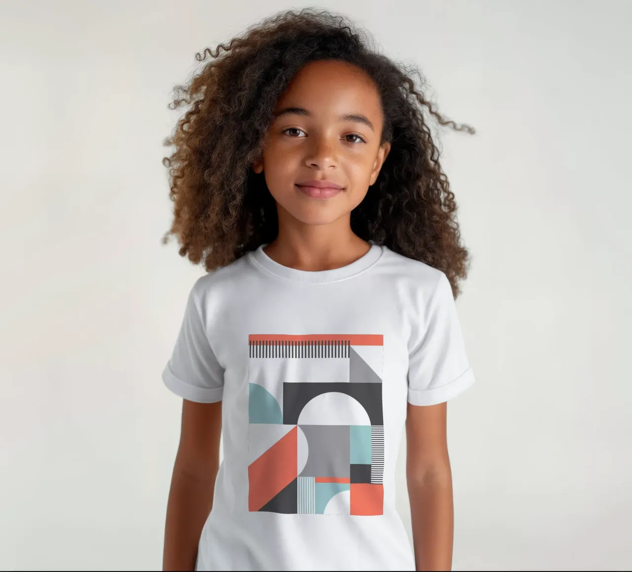 Geometric Pattern kinder t-shirt van Kim Hubball Studio