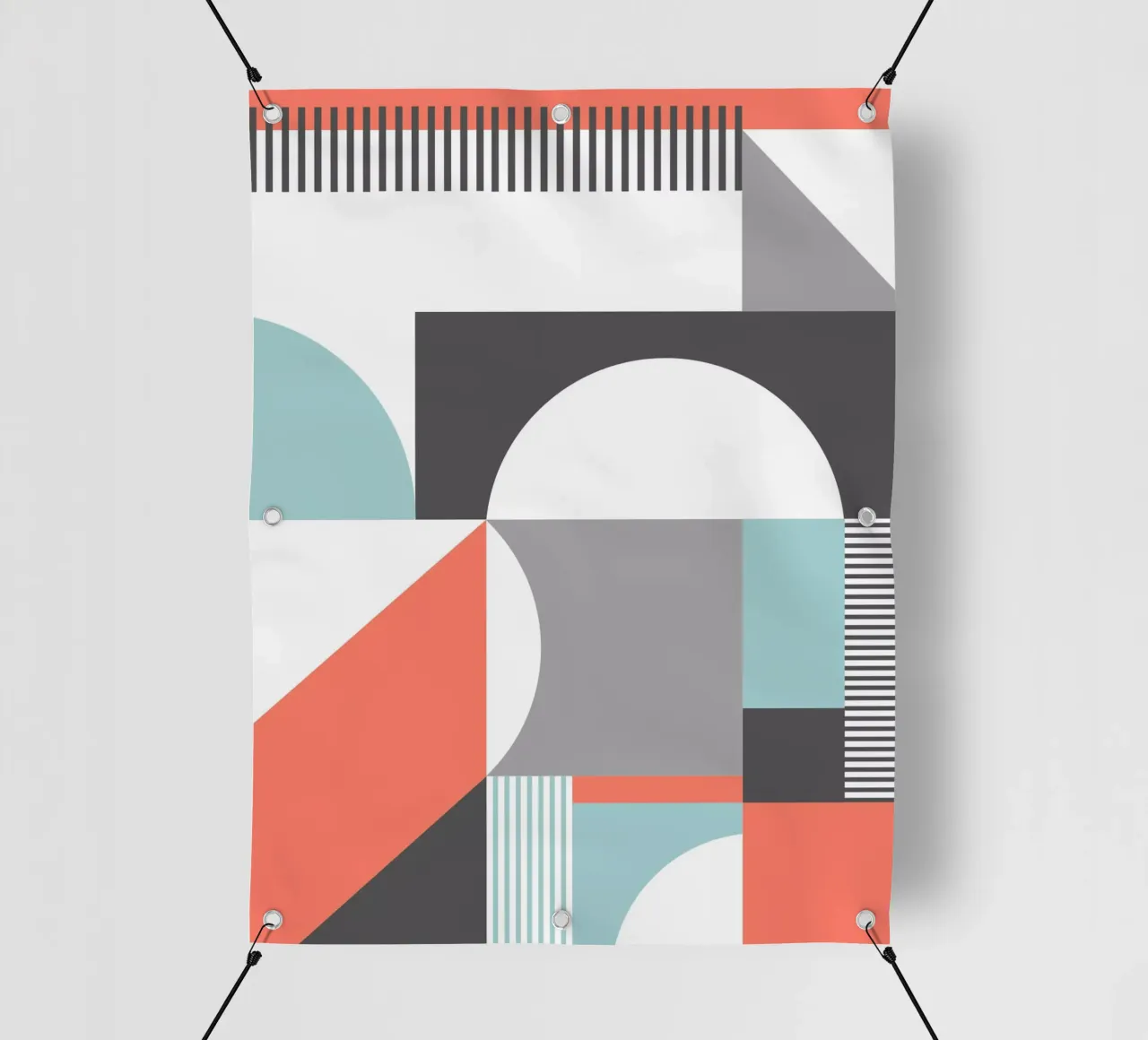 Geometric Pattern pvc cover by Kim Hubball Studio