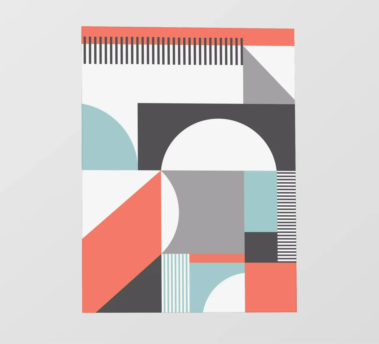 Geometric Pattern pvc cover by Kim Hubball Studio