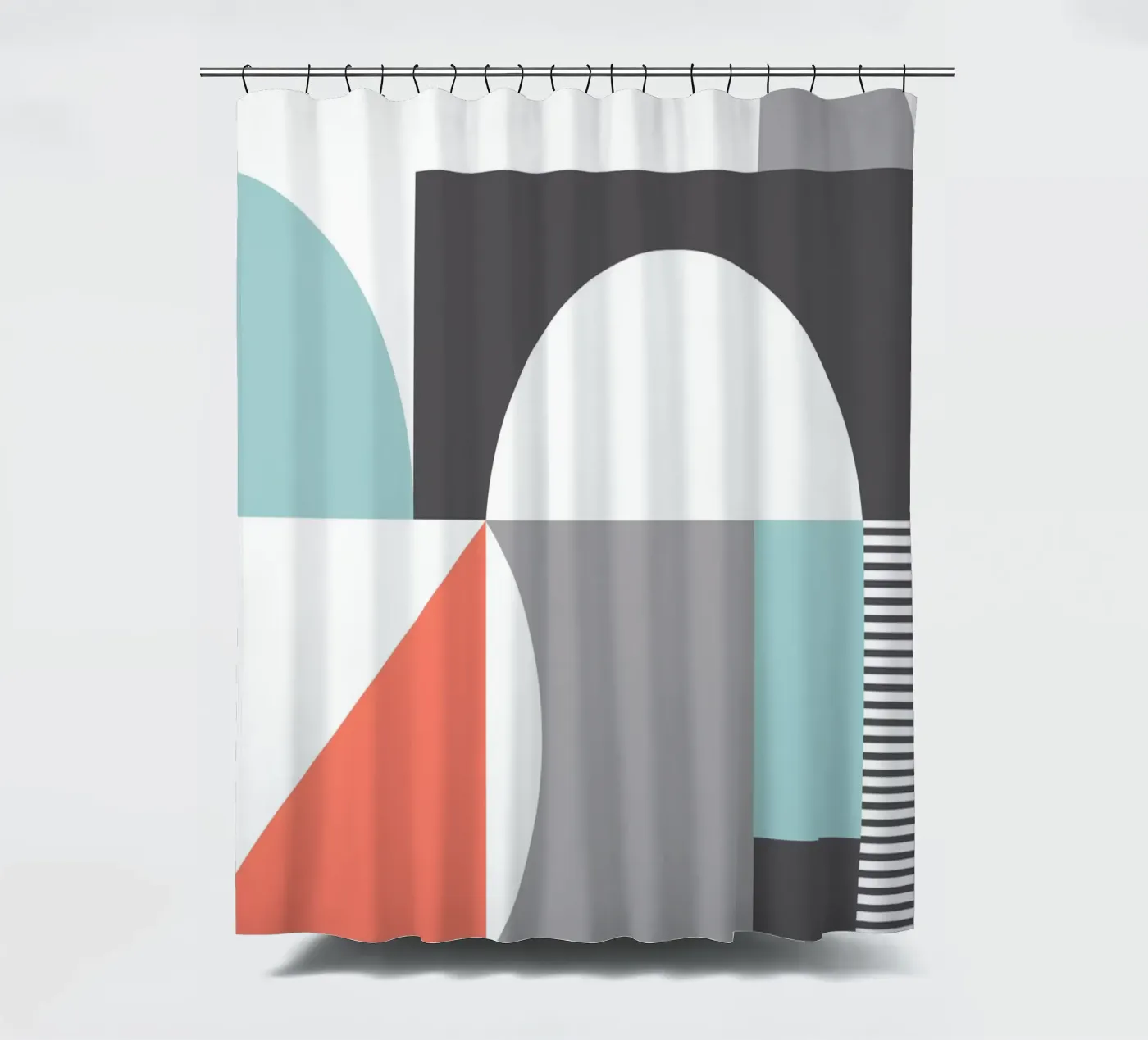 Geometric Pattern tenda da doccia da Kim Hubball Studio