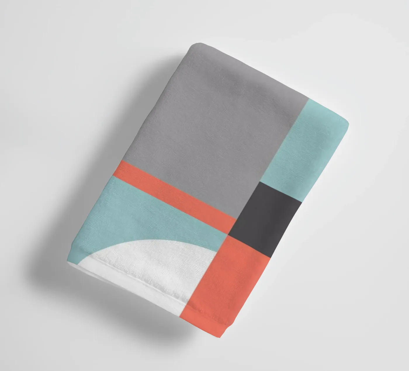 Geometric Pattern towel by Kim Hubball Studio