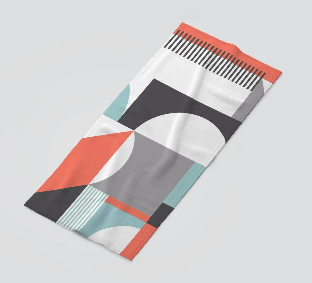 Geometric Pattern beach towel by Kim Hubball Studio