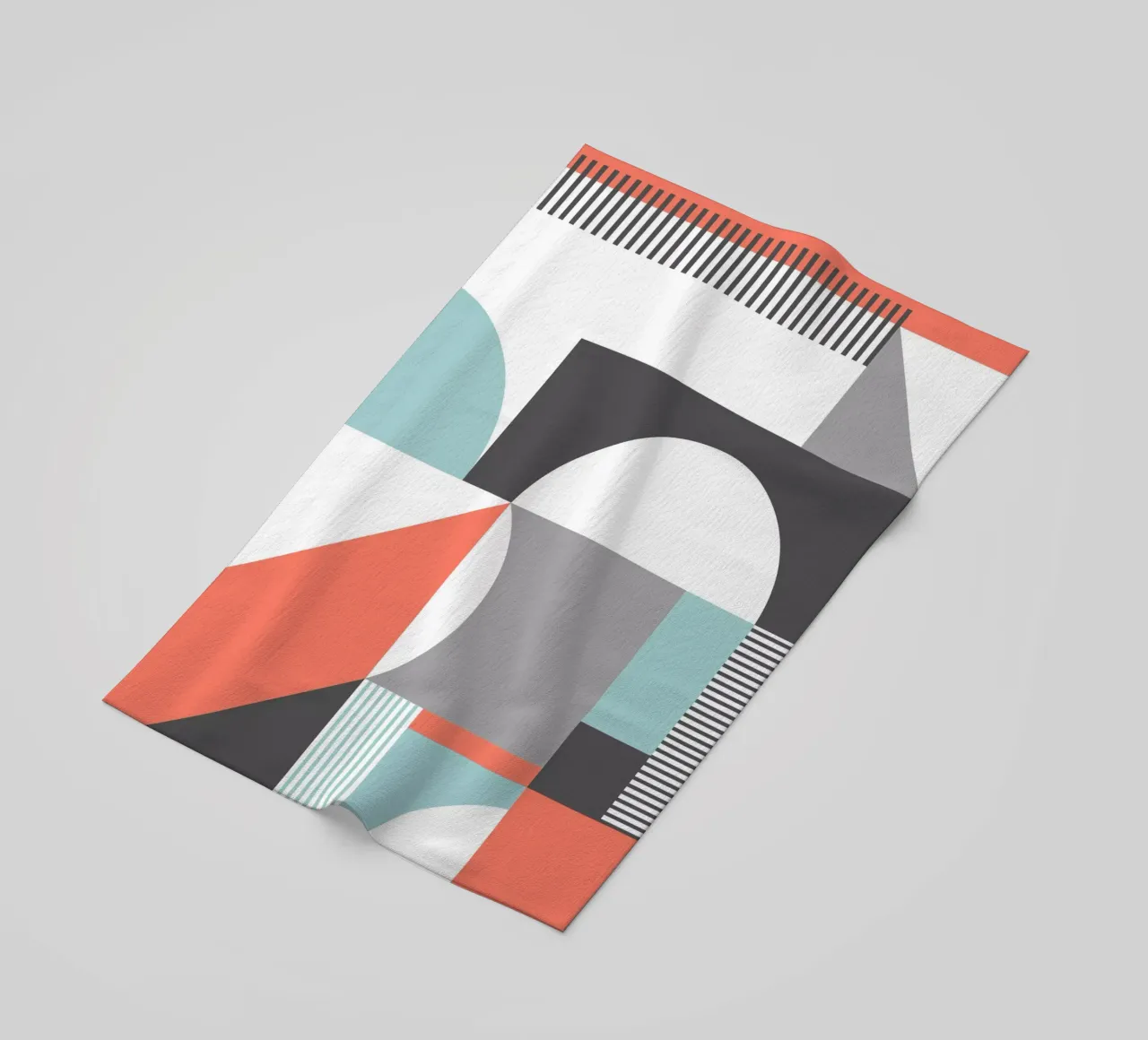 Geometric Pattern beach towel by Kim Hubball Studio