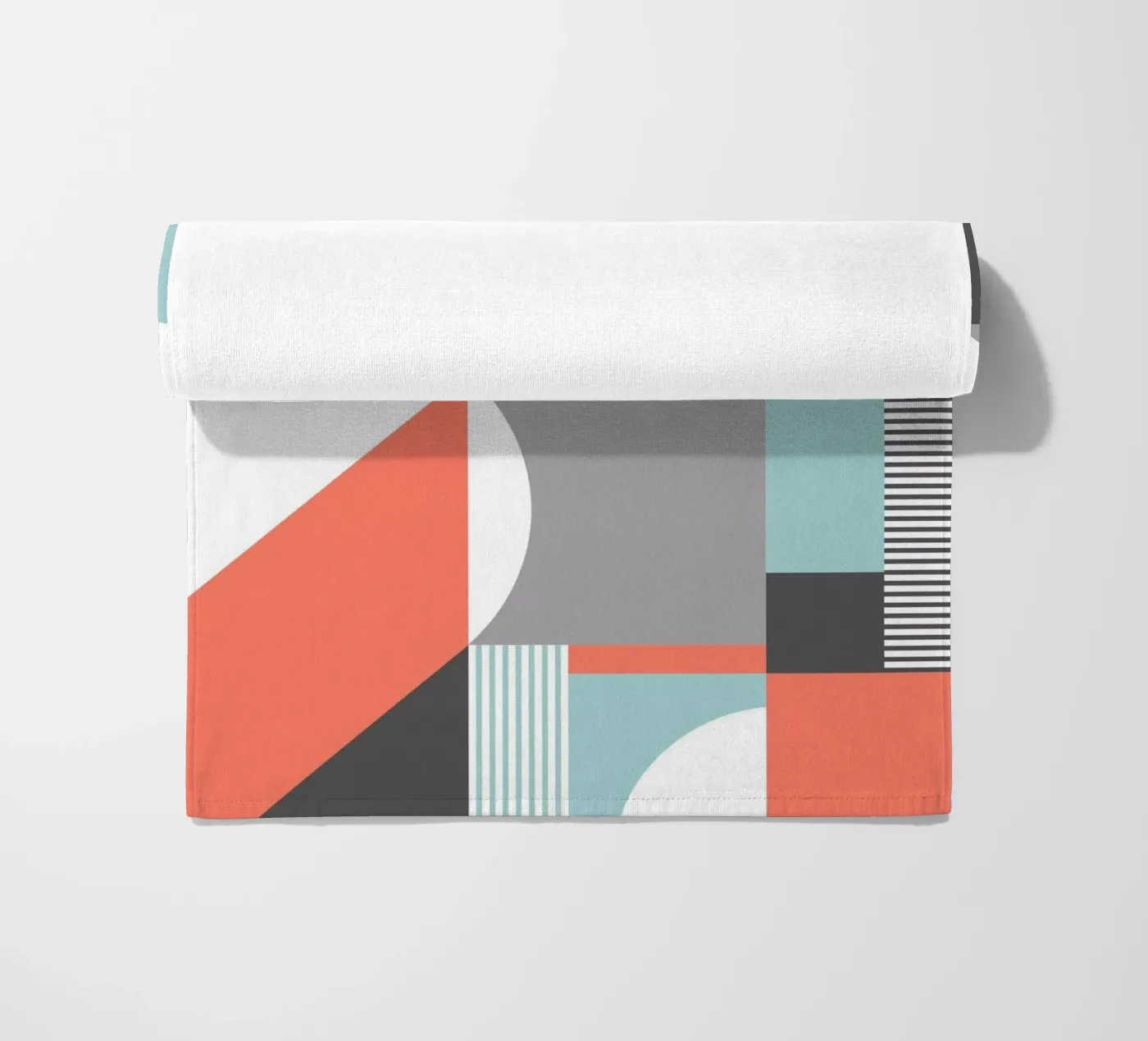 Geometric Pattern beach towel by Kim Hubball Studio